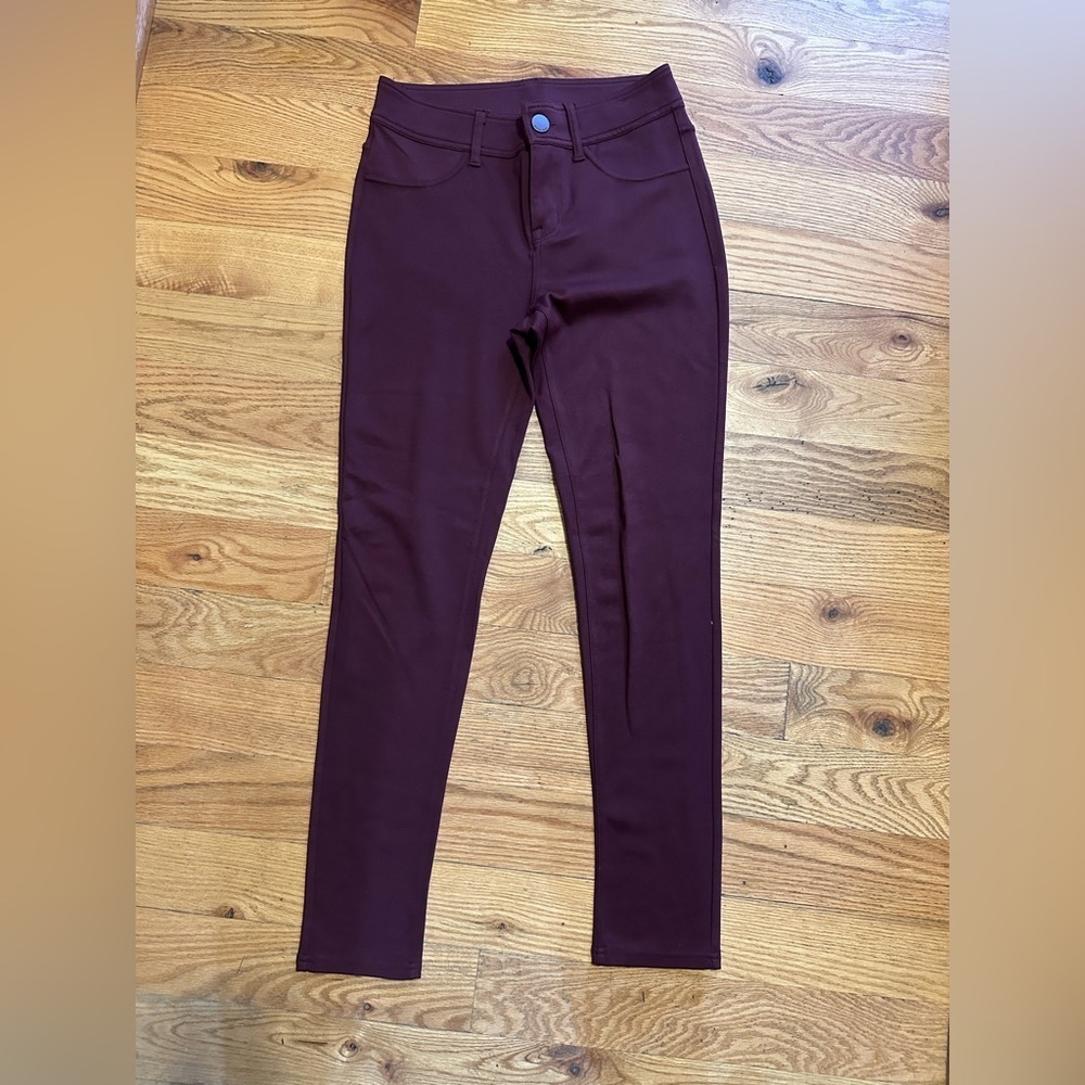 NWOT- Seven7 Women's Deep Burgundy Skinny Pants